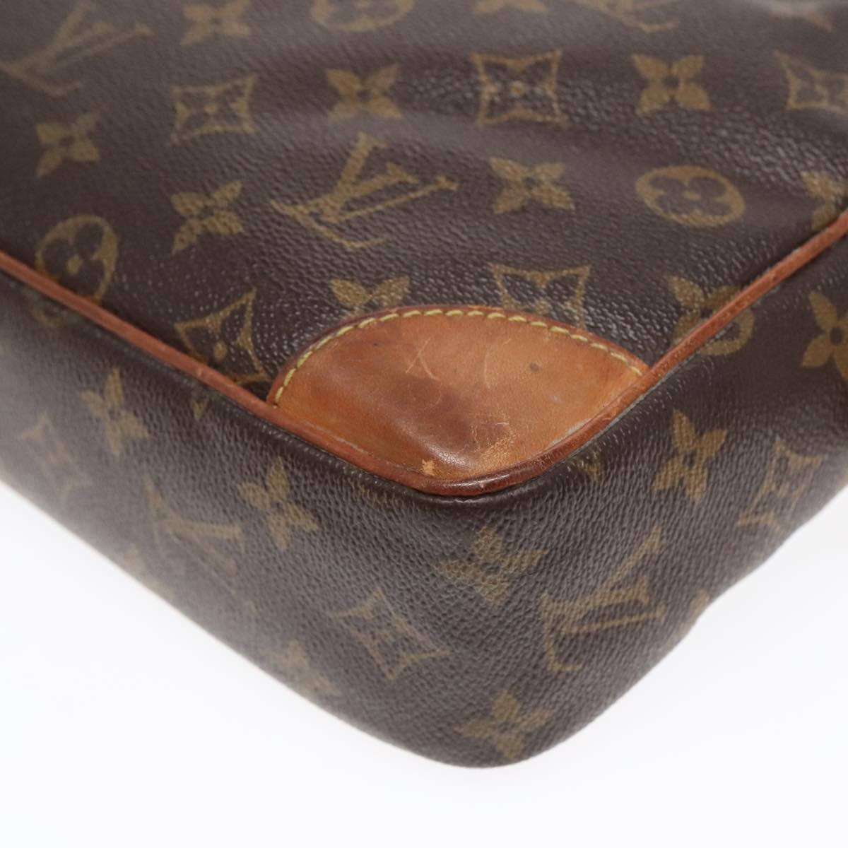 LOUIS VUITTON Monogram Compiegne 28 Clutch Bag M51845 LV Auth 92392