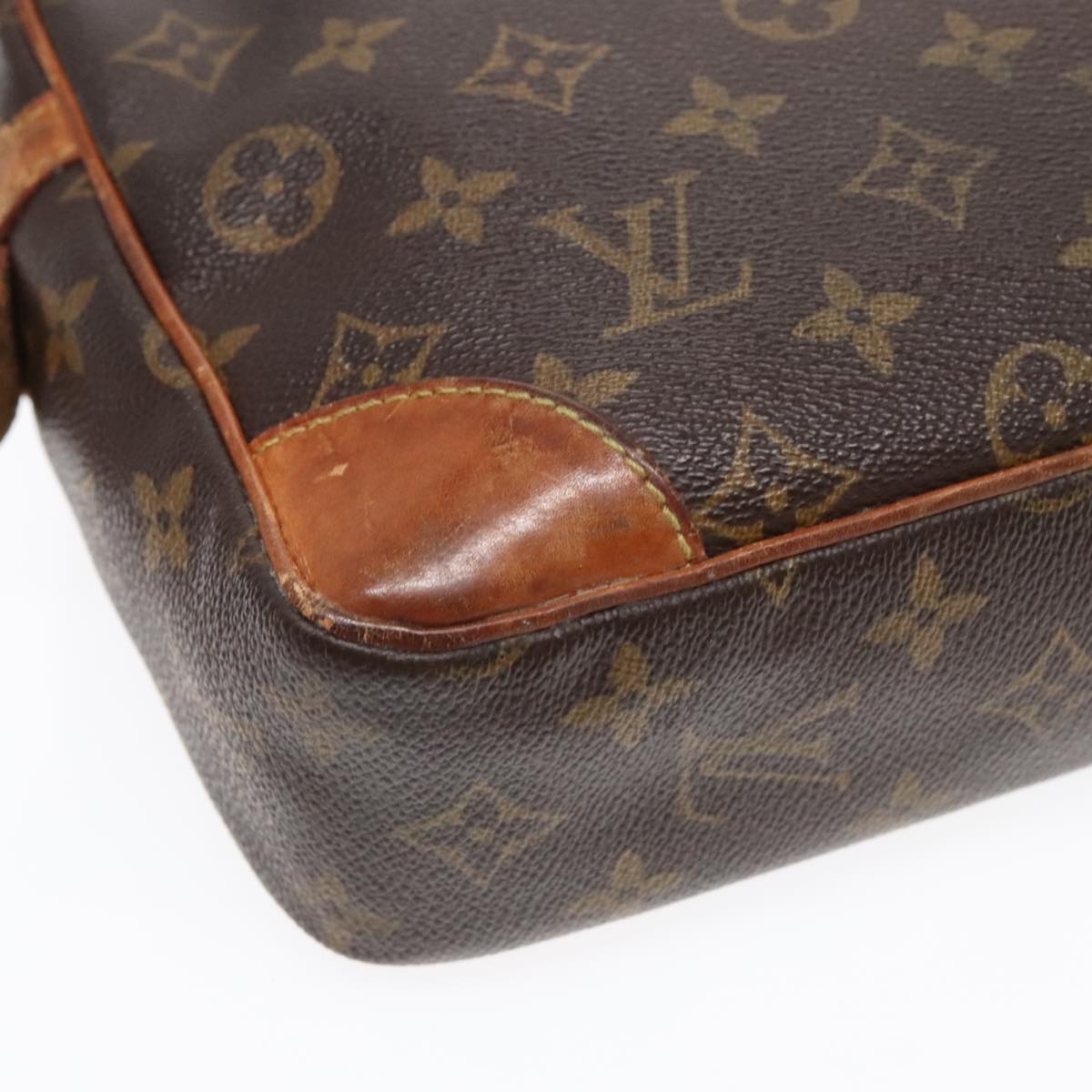 LOUIS VUITTON Monogram Compiegne 28 Clutch Bag M51845 LV Auth 92392