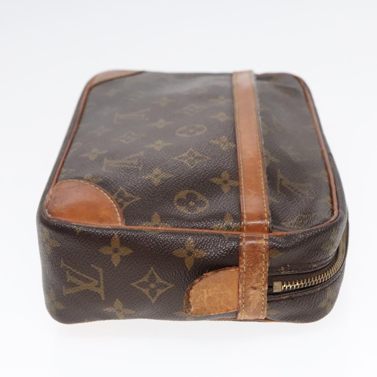 LOUIS VUITTON Monogram Compiegne 28 Clutch Bag M51845 LV Auth 92392