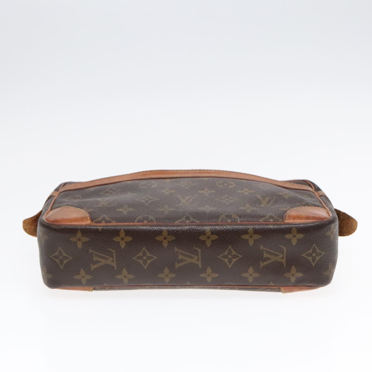 LOUIS VUITTON Monogram Compiegne 28 Clutch Bag M51845 LV Auth 92392