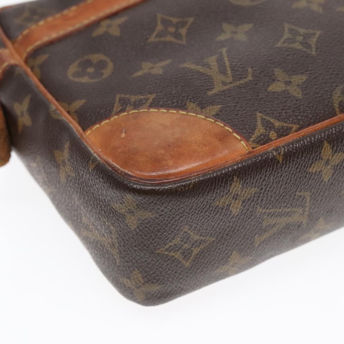 LOUIS VUITTON Monogram Compiegne 28 Clutch Bag M51845 LV Auth 92392