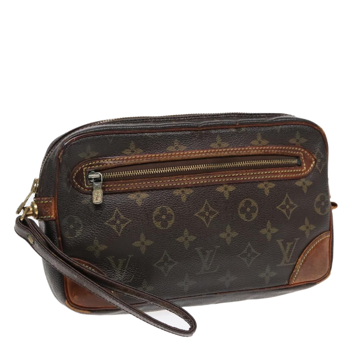 LOUIS VUITTON Monogram Marly Dragonne GM Clutch Bag M51825 LV Auth 92401