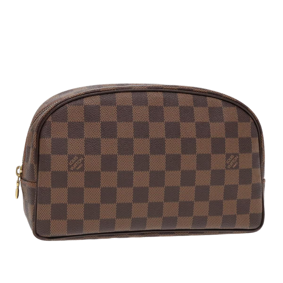 LOUIS VUITTON Damier Ebene Trousse Toilette 25 Clutch Bag N47624 LV Auth 92402