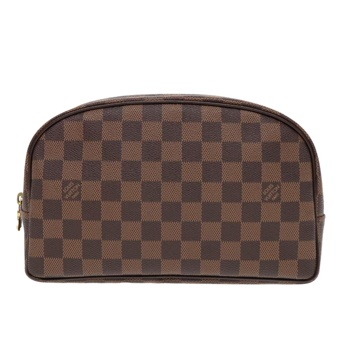 LOUIS VUITTON Damier Ebene Trousse Toilette 25 Clutch Bag N47624 LV Auth 92402