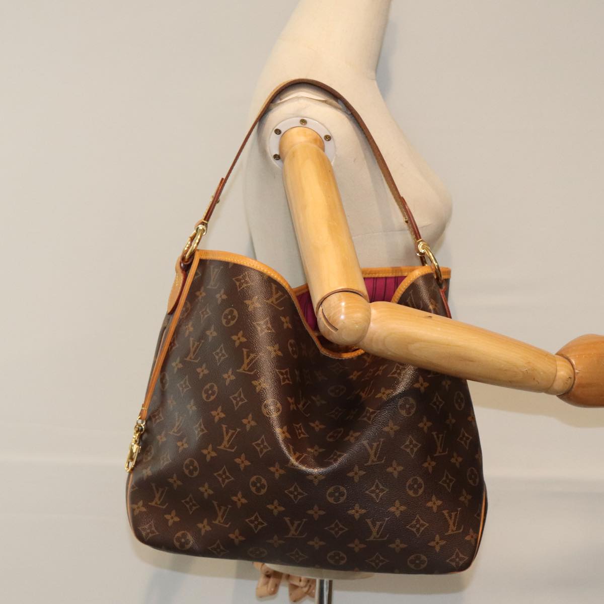 LOUIS VUITTON Monogram Delightful PM Shoulder Bag M50154 LV Auth 92405