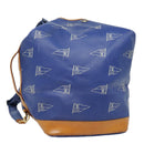 LOUIS VUITTON LV Cup Sac Marine Shoulder Bag PVC Leather Blue A24014 Auth 92406-1