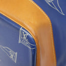 LOUIS VUITTON LV Cup Sac Marine Shoulder Bag PVC Leather Blue A24014 Auth 92406-10
