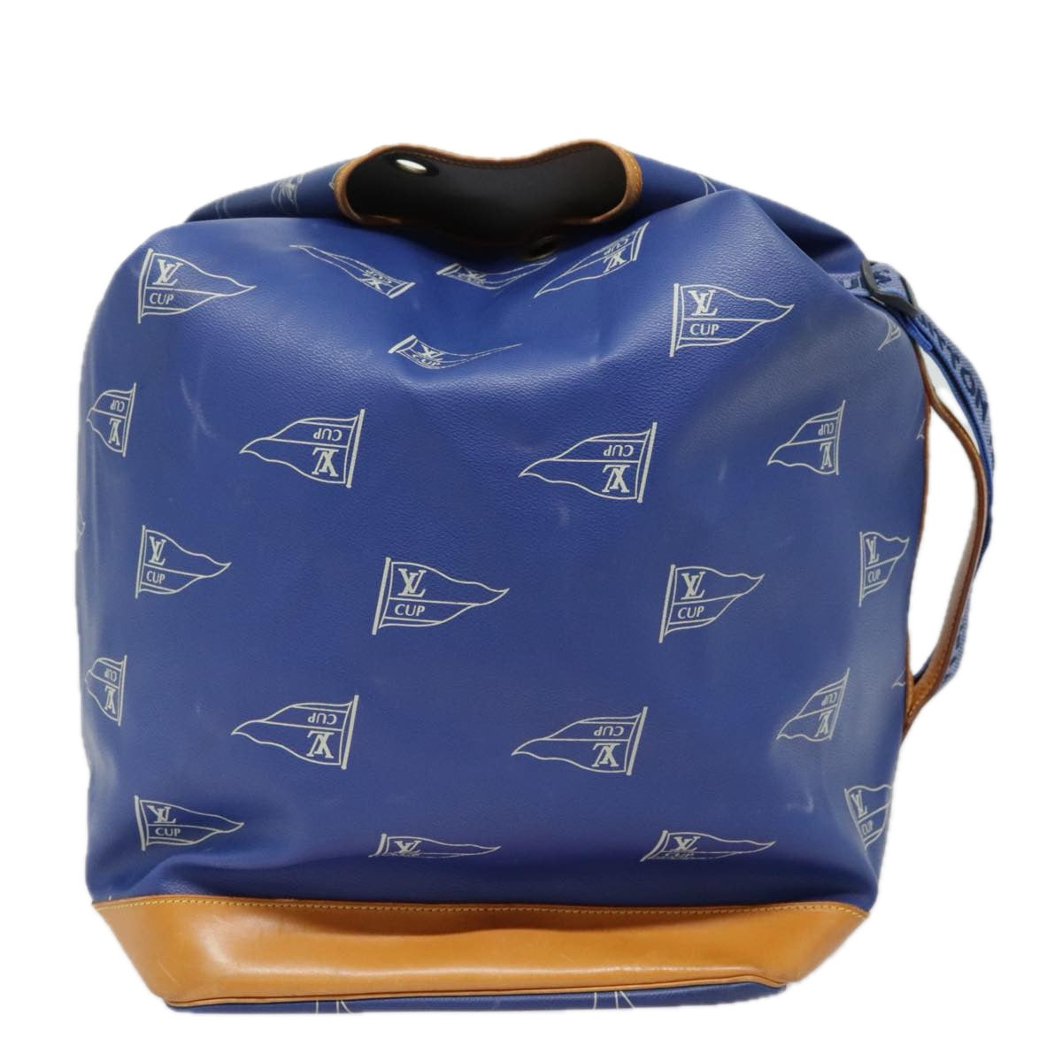 LOUIS VUITTON LV Cup Sac Marine Shoulder Bag PVC Leather Blue A24014 Auth 92406 - 0