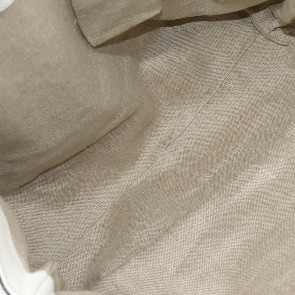 GUCCI GG Crystal Tote Bag Coated Canvas Beige White Silver 207292 Auth 92409