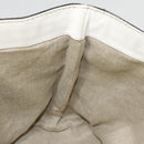 GUCCI GG Crystal Tote Bag Coated Canvas Beige White Silver 207292 Auth 92409-21