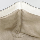 GUCCI GG Crystal Tote Bag Coated Canvas Beige White Silver 207292 Auth 92409-22