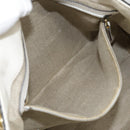 GUCCI GG Crystal Tote Bag Coated Canvas Beige White Silver 207292 Auth 92409-24