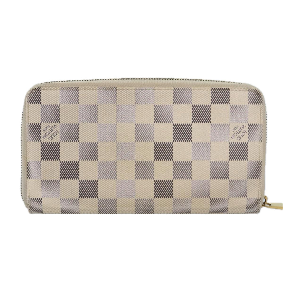 LOUIS VUITTON Damier Azur Zippy Organizer Long Wallet N60012 LV Auth 92424 - 0