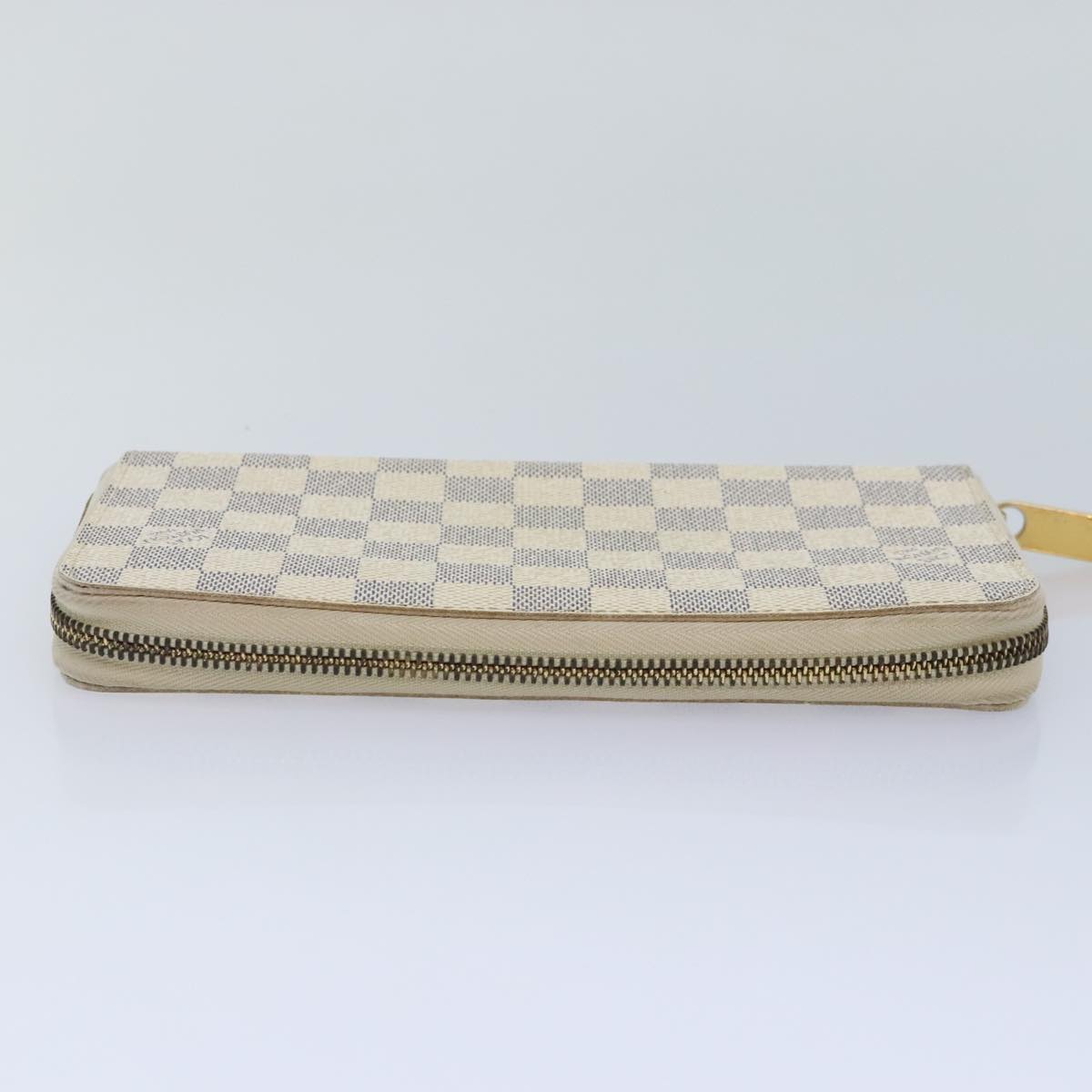 LOUIS VUITTON Damier Azur Zippy Organizer Long Wallet N60012 LV Auth 92424