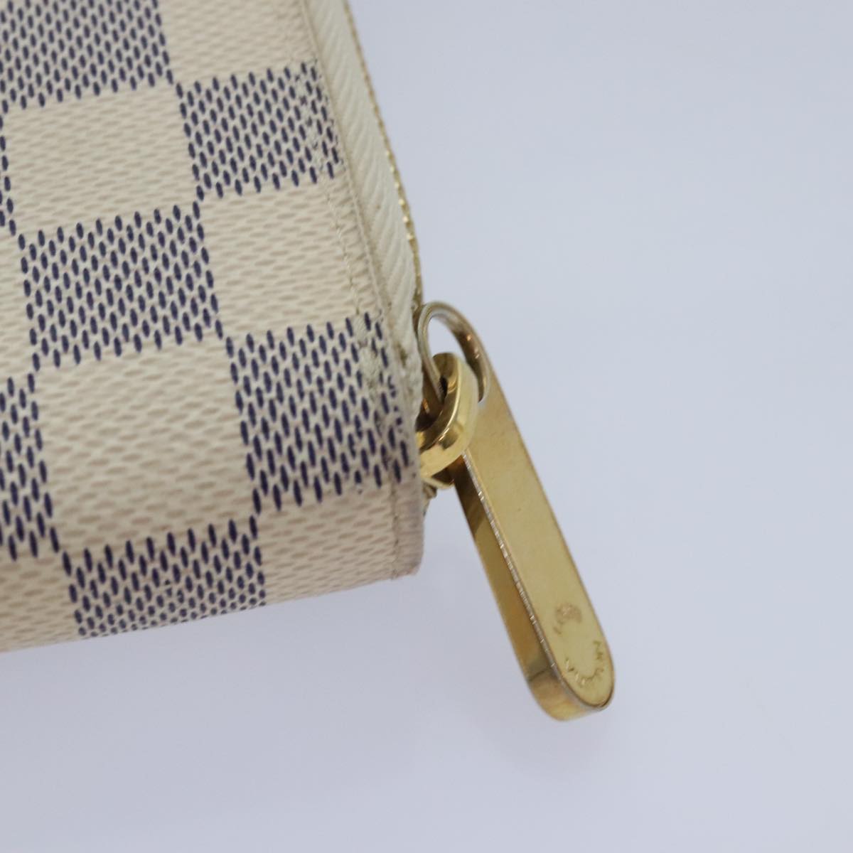 LOUIS VUITTON Damier Azur Zippy Organizer Long Wallet N60012 LV Auth 92425