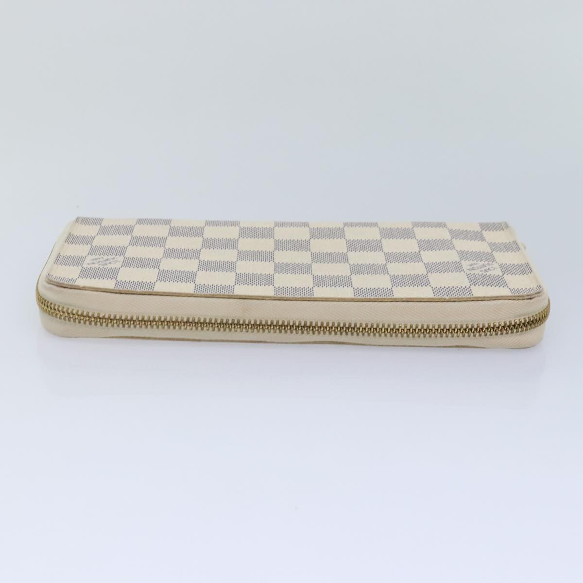 LOUIS VUITTON Damier Azur Zippy Organizer Long Wallet N60012 LV Auth 92425