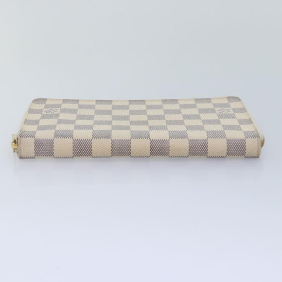 LOUIS VUITTON Damier Azur Zippy Organizer Long Wallet N60012 LV Auth 92425