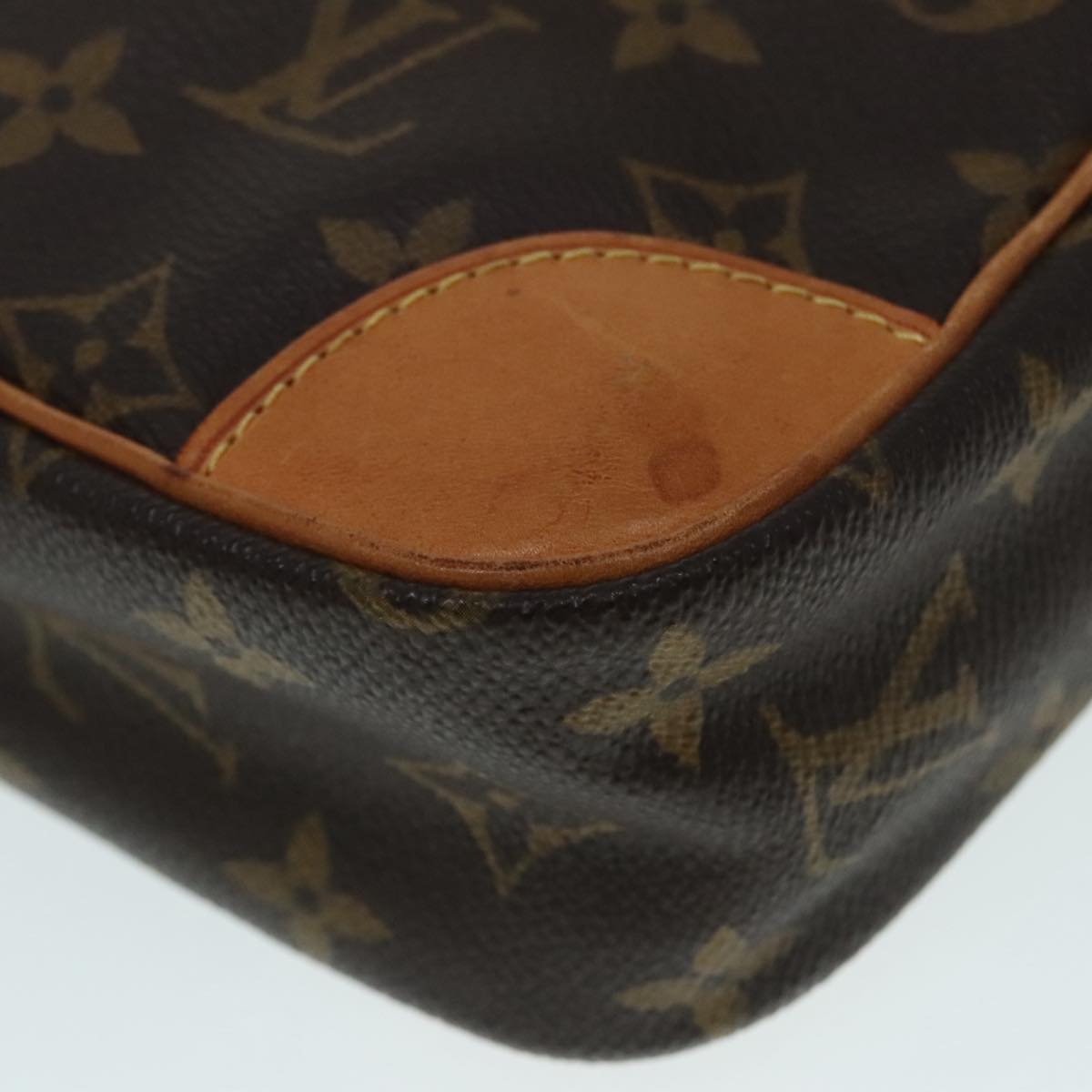 LOUIS VUITTON Monogram Compiegne 28 Clutch Bag M51845 LV Auth 92436