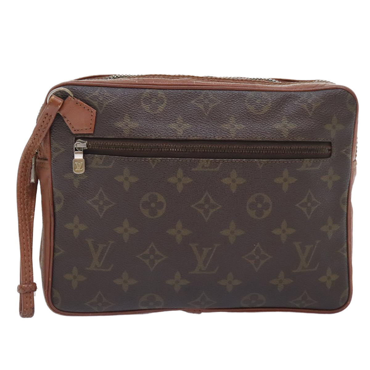 LOUIS VUITTON Monogram Pochette Sports Clutch Bag No.183 LV Auth 92479