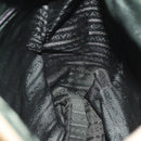 PRADA Shoulder Bag Nylon Beige Silver Auth 92490-20