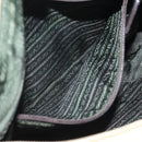 PRADA Shoulder Bag Nylon Beige Silver Auth 92490-22