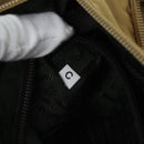 PRADA Shoulder Bag Nylon Beige Silver Auth 92490-11