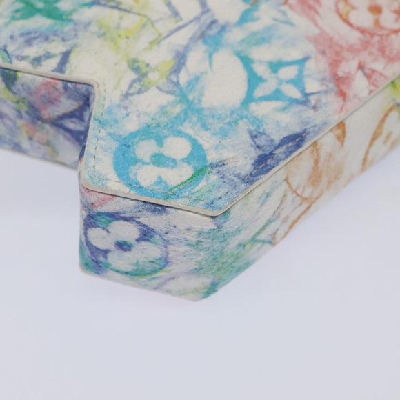 LOUIS VUITTON Monogram Pastel Colors LV Block Multicolor M57277 LV Auth 92530S