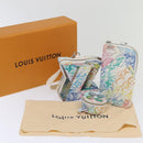LOUIS VUITTON Monogram Pastel Colors LV Block Multicolor M57277 LV Auth 92530S-52