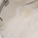 GUCCI GG implementation Tote Bag PVC Silver Auth 92536-15