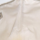 GUCCI GG implementation Tote Bag PVC Silver Auth 92536-16