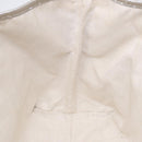 GUCCI GG implementation Tote Bag PVC Silver Auth 92536-17