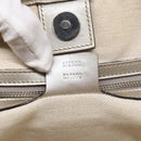 GUCCI GG implementation Tote Bag PVC Silver Auth 92536-19