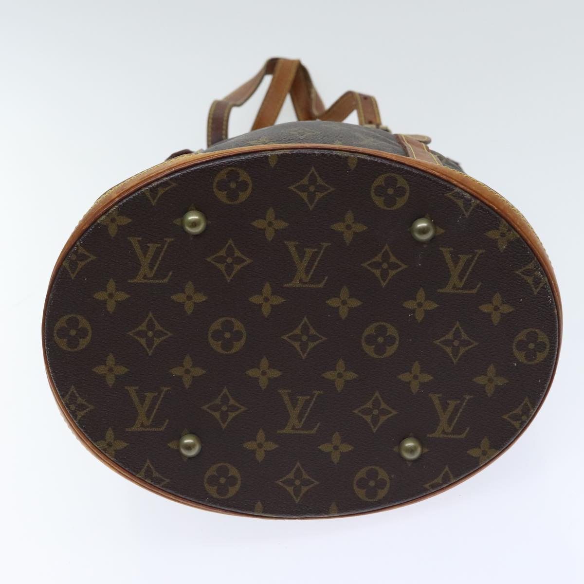 LOUIS VUITTON Monogram Bucket GM Shoulder Bag M42236 LV Auth 92544