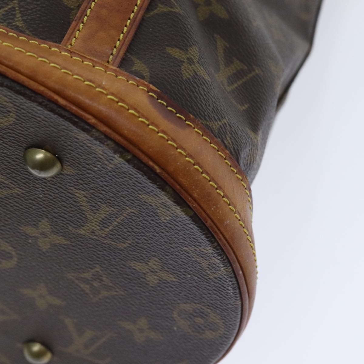 LOUIS VUITTON Monogram Bucket GM Shoulder Bag M42236 LV Auth 92544