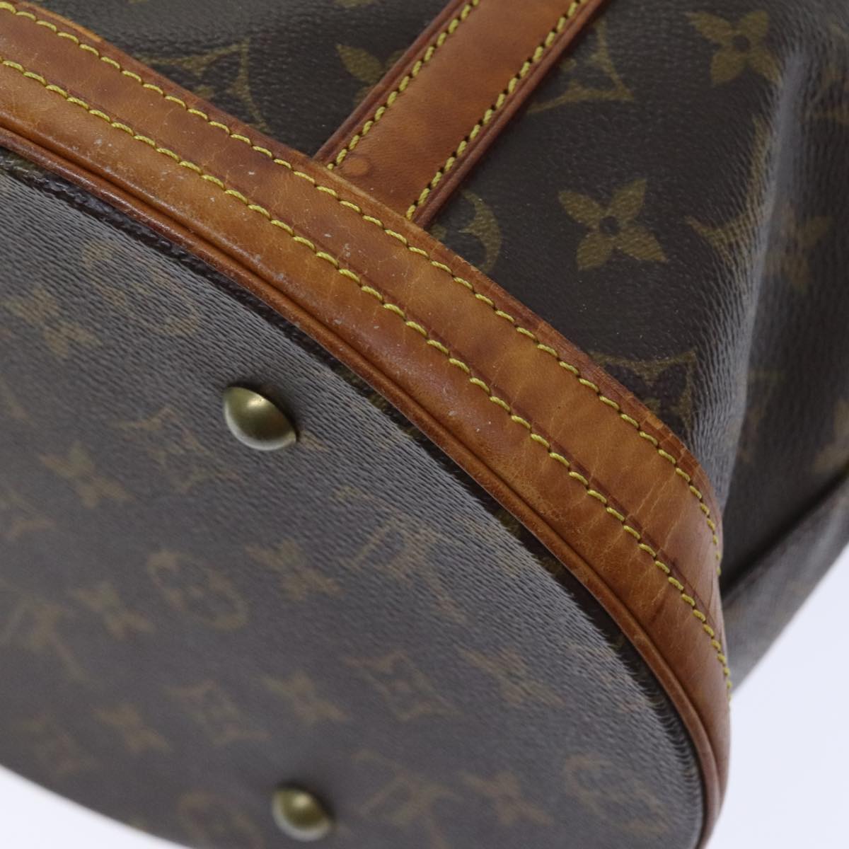 LOUIS VUITTON Monogram Bucket GM Shoulder Bag M42236 LV Auth 92544