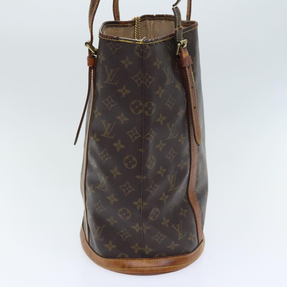 LOUIS VUITTON Monogram Bucket GM Shoulder Bag M42236 LV Auth 92544