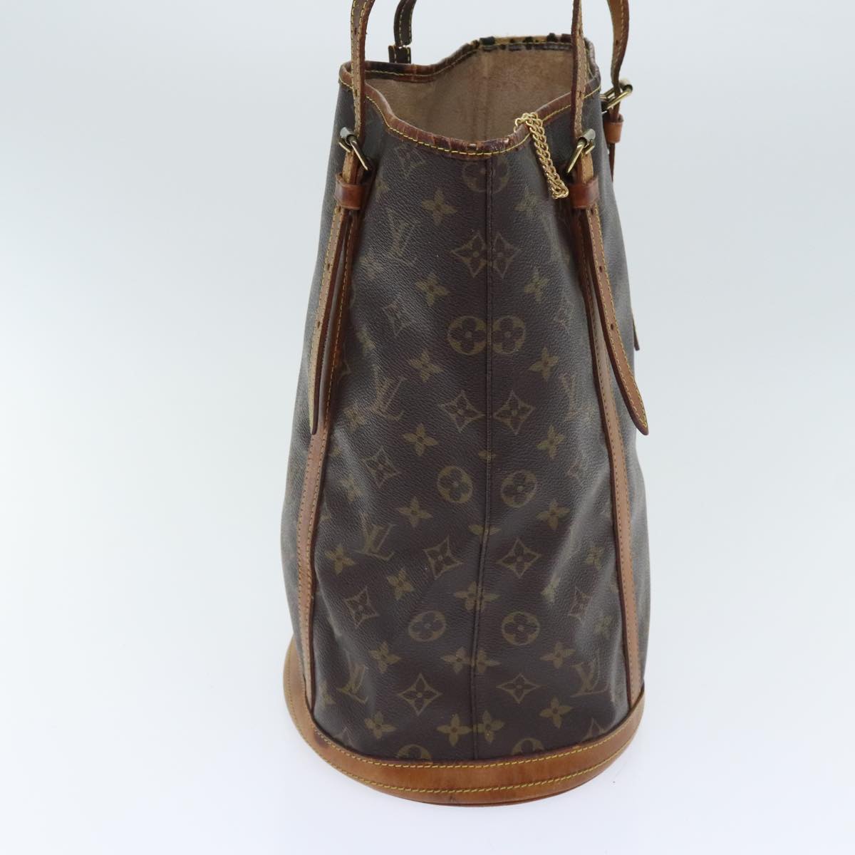 LOUIS VUITTON Monogram Bucket GM Shoulder Bag M42236 LV Auth 92544