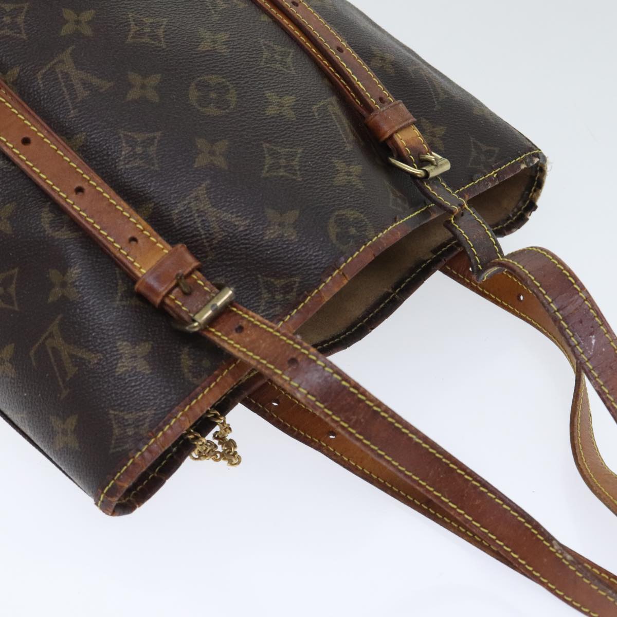 LOUIS VUITTON Monogram Bucket GM Shoulder Bag M42236 LV Auth 92544