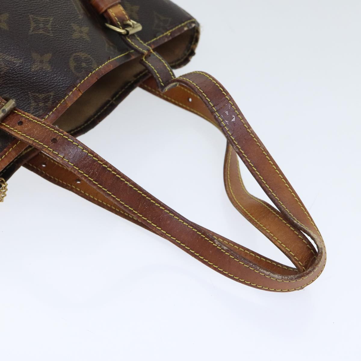 LOUIS VUITTON Monogram Bucket GM Shoulder Bag M42236 LV Auth 92544