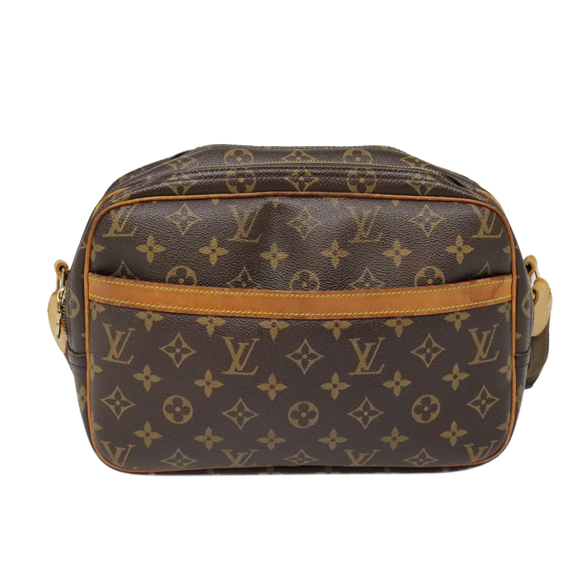 LOUIS VUITTON Monogram Reporter PM Shoulder Bag M45254 LV Auth 92558