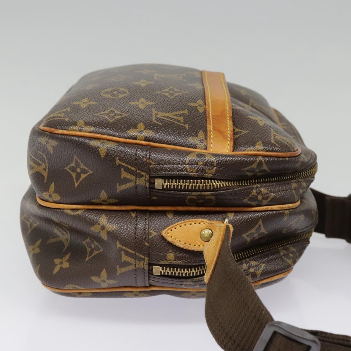 LOUIS VUITTON Monogram Reporter PM Shoulder Bag M45254 LV Auth 92558