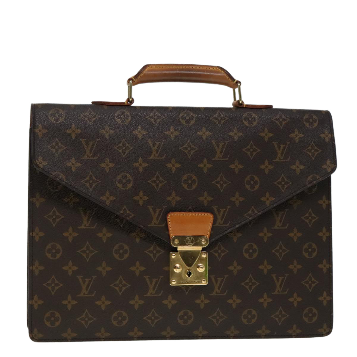 LOUIS VUITTON Monogram Serviette Conseiller Briefcase M53331 LV Auth 92570