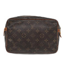 LOUIS VUITTON Monogram Compiegne 23 Clutch Bag M51847 LV Auth 92574-2