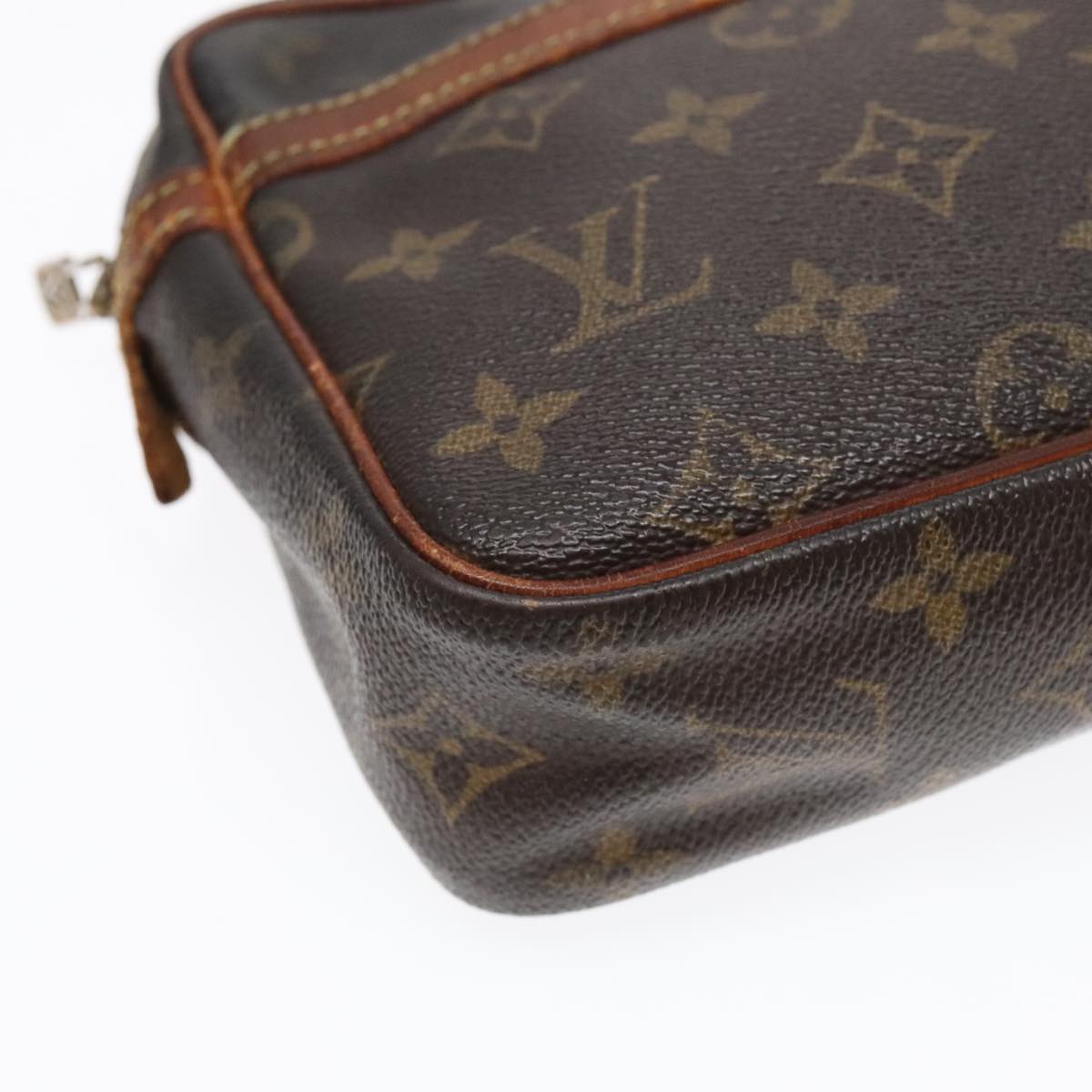 LOUIS VUITTON Monogram Compiegne 23 Clutch Bag M51847 LV Auth 92577