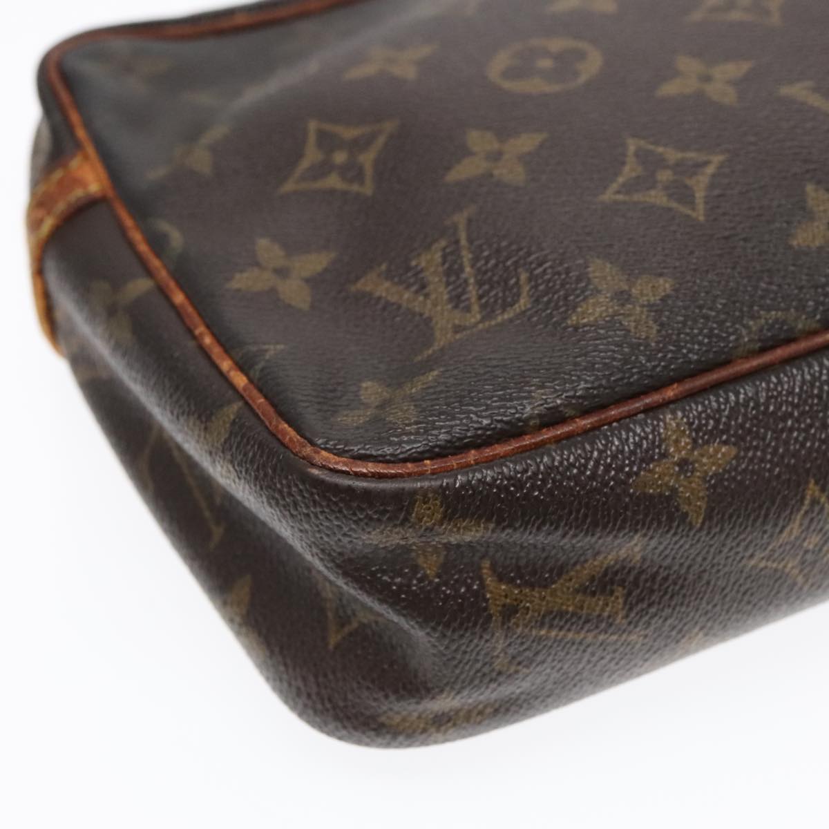 LOUIS VUITTON Monogram Compiegne 23 Clutch Bag M51847 LV Auth 92577