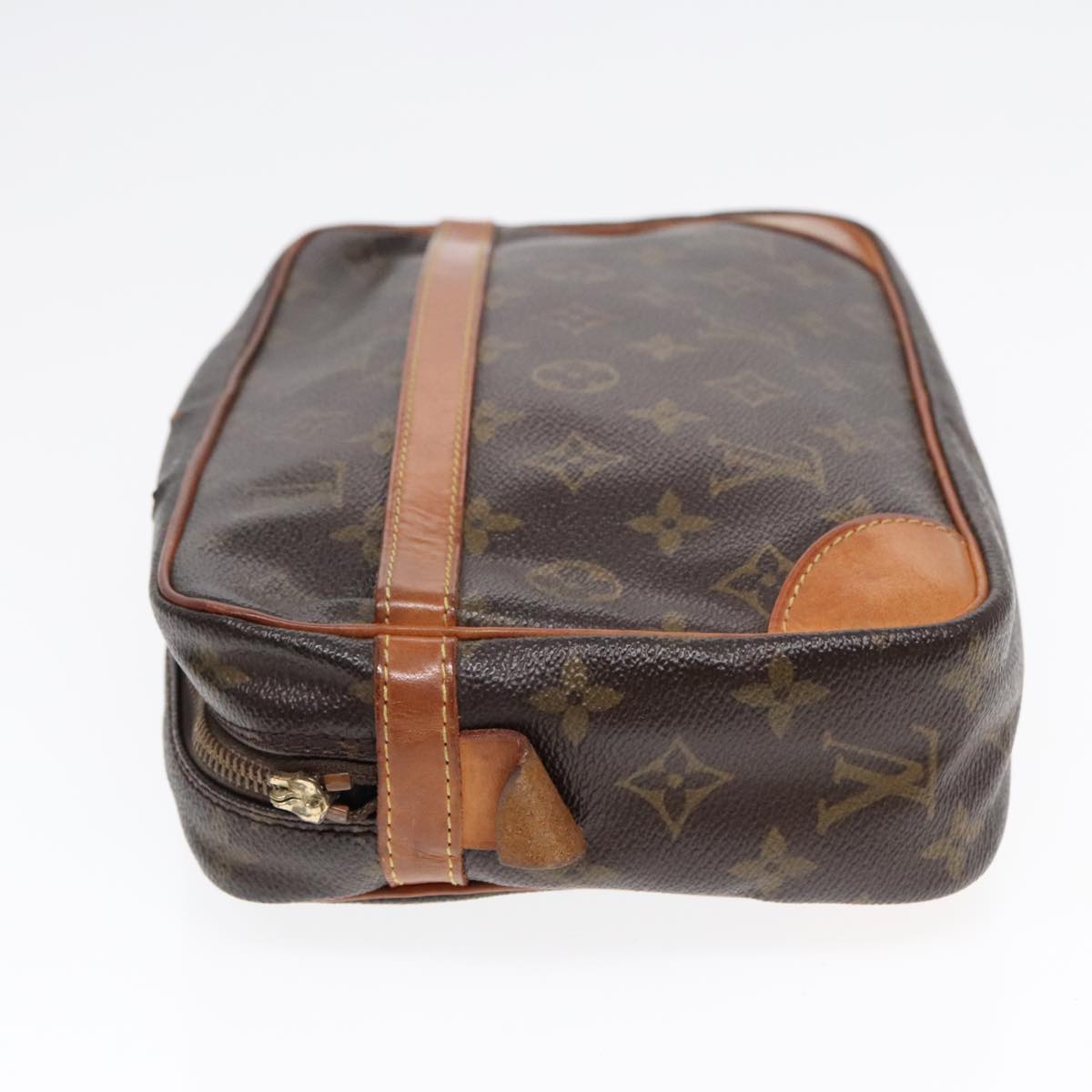 LOUIS VUITTON Monogram Compiegne 28 Clutch Bag M51845 LV Auth 92586