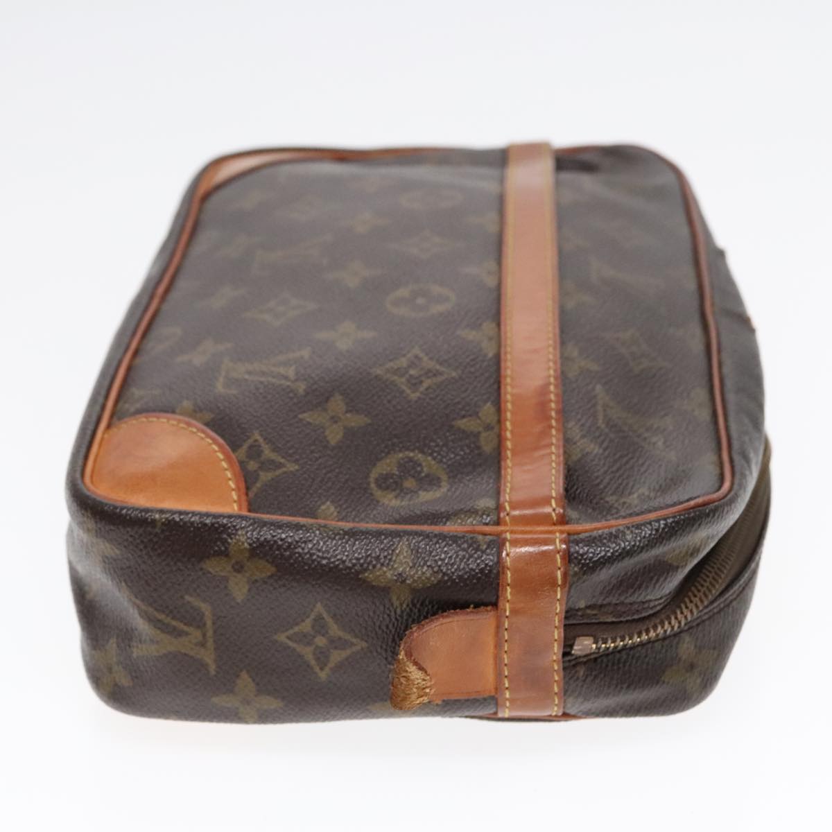 LOUIS VUITTON Monogram Compiegne 28 Clutch Bag M51845 LV Auth 92586