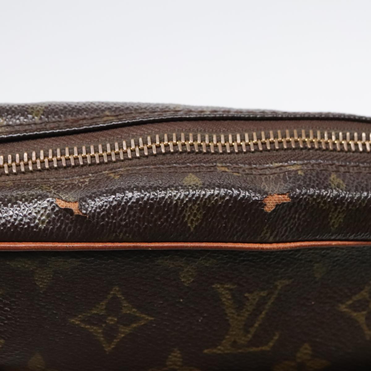 LOUIS VUITTON Monogram Compiegne 28 Clutch Bag M51845 LV Auth 92586