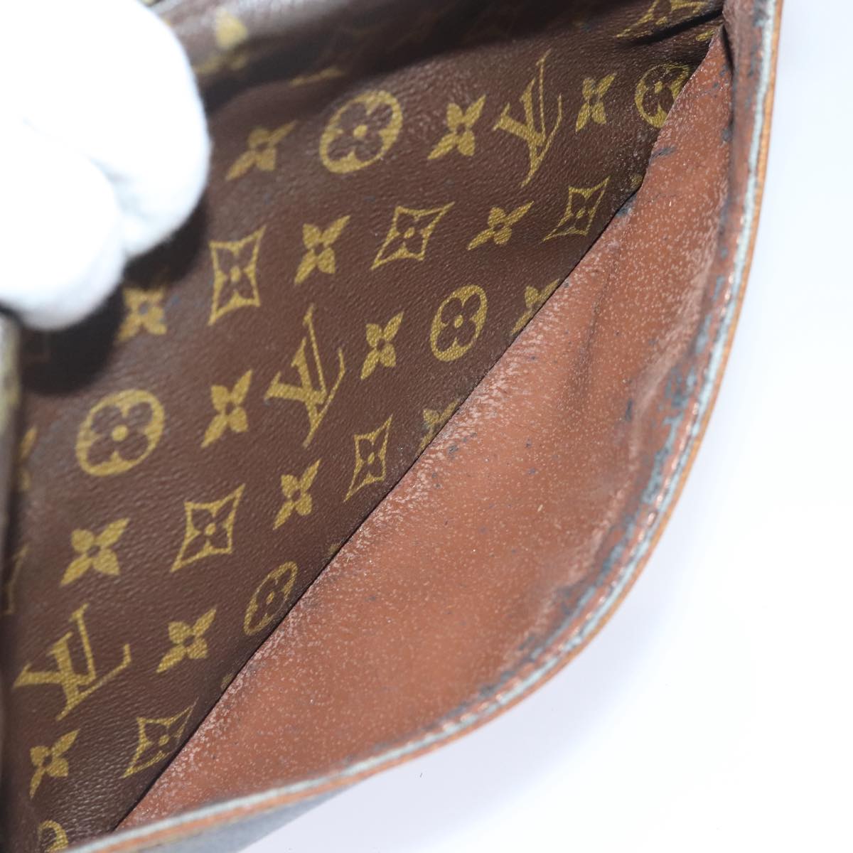 LOUIS VUITTON Monogram Compiegne 28 Clutch Bag M51845 LV Auth 92588