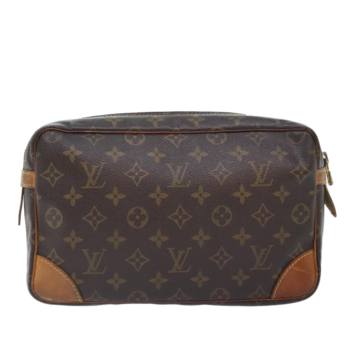 LOUIS VUITTON Monogram Compiegne 28 Clutch Bag M51845 LV Auth 92588 - 0